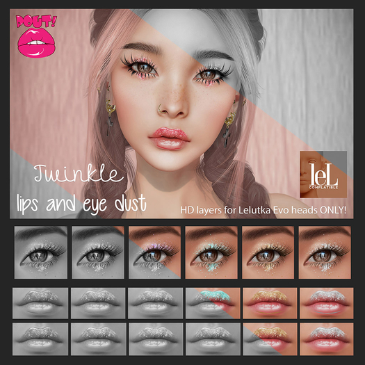 [POUT!] Twinkle Lip & Eye Dust  DEMO
