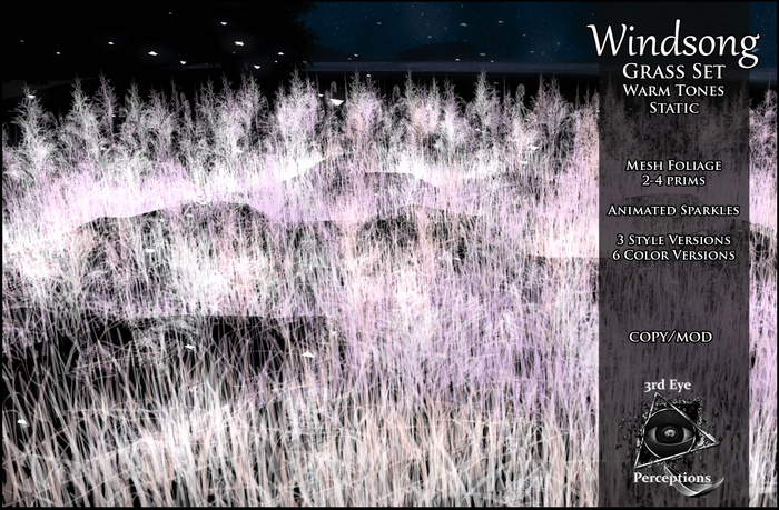 Wind Song Grass ( Static Warm Tone Set )