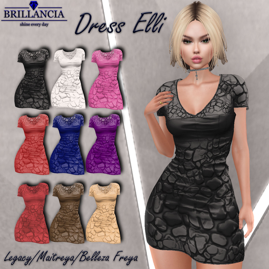 BRILLANCIA-Dress Elli black