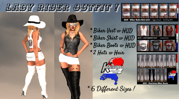 Lady Rider outfit - BAG