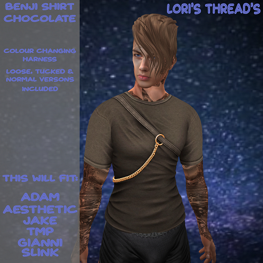[L.T] Benji Shirt - Chocolate (ADD ME)