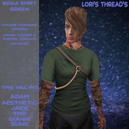 [L.T] Benji Shirt - Green (ADD ME)