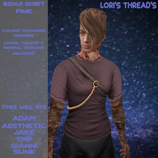 [L.T] Benji Shirt - Pink (ADD ME)