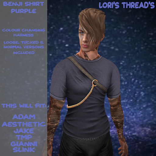 [L.T] Benji Shirt - Purple (ADD ME)