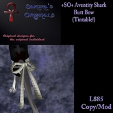 +SO+ Aventity Shark Butt Bow (Tintable)