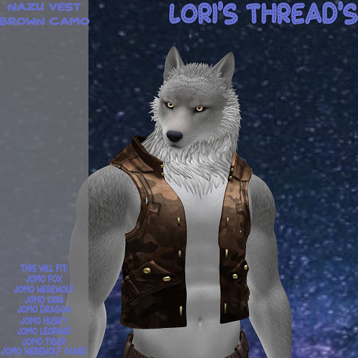 [L.T] Nazu Vest -Camo- Brown (ADD ME)