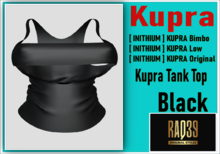 [R39] Kupra Tank Top Black