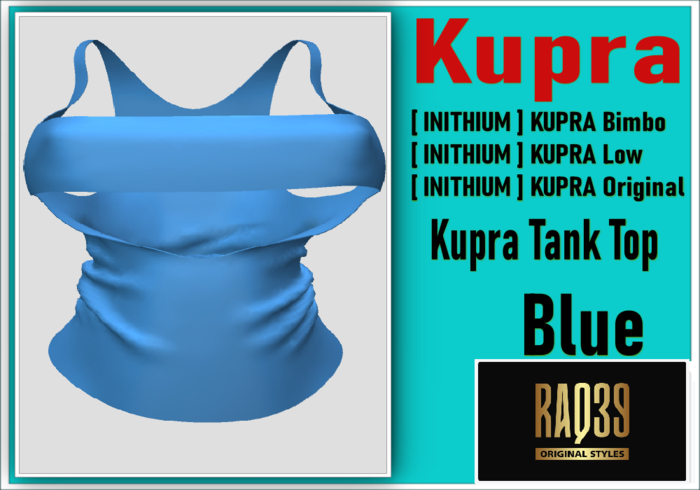 [R39] Kupra Tank Top Blue