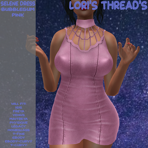 [L.T] Selene Dress - Bubblegum Pink (ADD ME)
