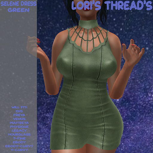 [L.T] Selene Dress - Green (ADD ME)