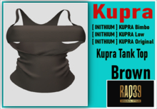 [R39] Kupra Tank Top Brown