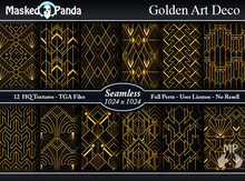 MP Golden Art Deco - Seamless Textures - Full Perm