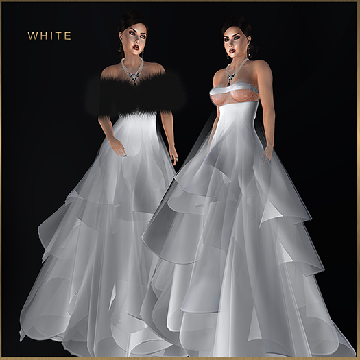 GGVG ALLEGRA GOWN WHITE
