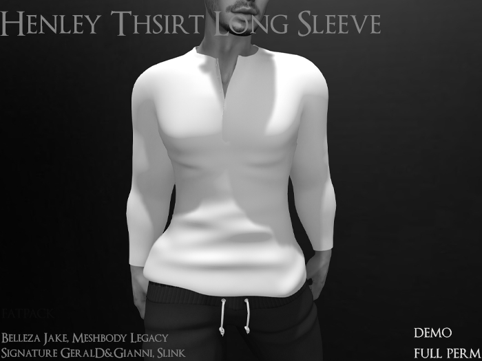 Henley Thsirt Long Sleeve DEMO