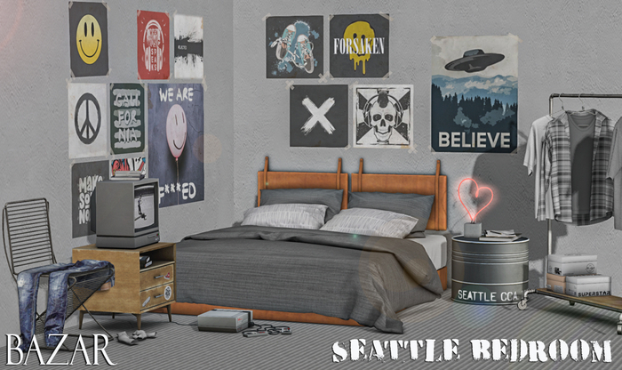 ~BAZAR~Seattle Bedroom PG