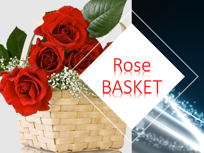 DFS TEXTURE ONLY ROSE BASKET