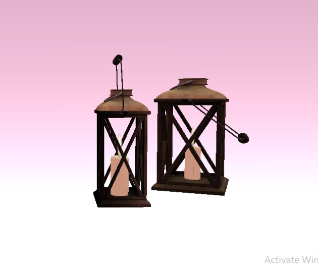 .:Bee designs:. Fall Cottage Gacha Lanterns