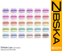 Elfriede lips colourchart