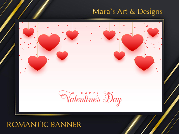 Romantic Banner Texture-Full Perm