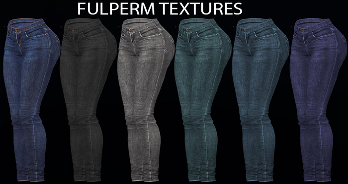 RADEX FULPERM TEXTURES- CREATIVE STUDIO - Skinny Jeans v3
