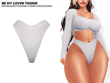 ROULY :: Be My Lover Thong - Silver