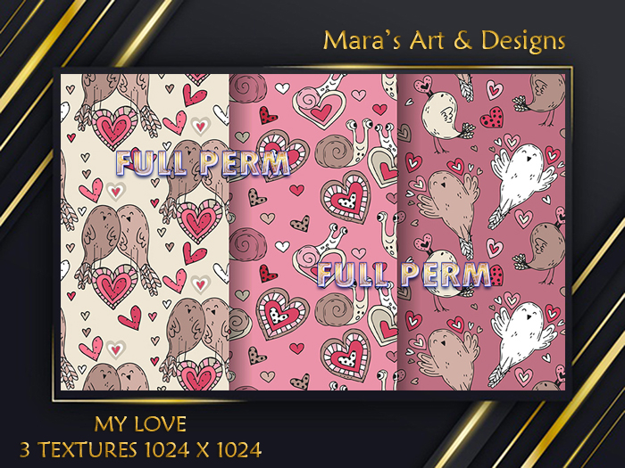 Lover Book Texture Second Life Marketplace - My Love Textures - Full Perm