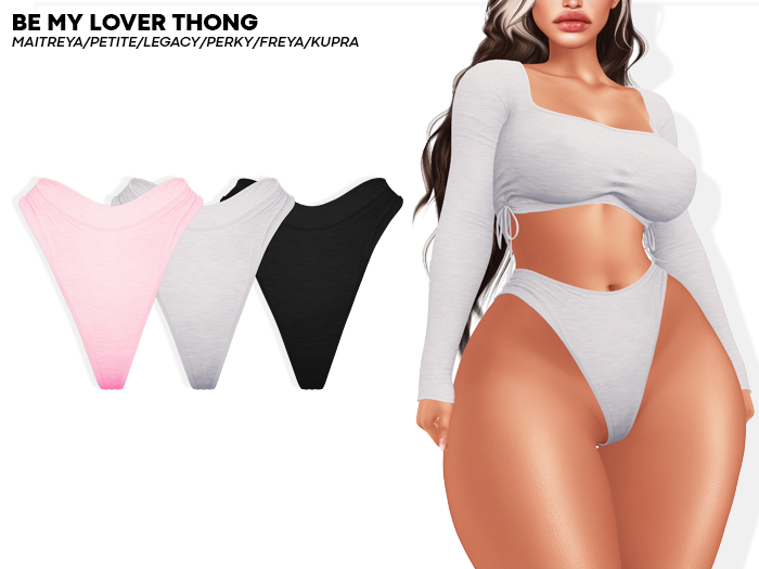 ROULY :: Be My Lover Thong - Melange Pack