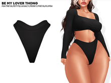 ROULY :: Be My Lover Thong - Goth