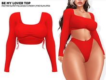 ROULY :: Be My Lover Top - Cherry