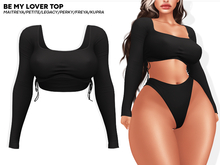 ROULY :: Be My Lover Top - Goth