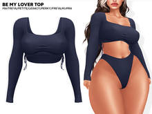ROULY :: Be My Lover Top - Navy