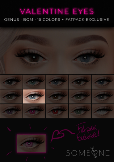 SOMEONE - Valentine Eyes - Light Blue (Wear Me!)