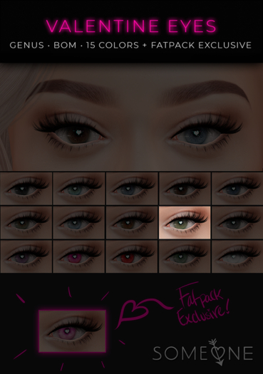 SOMEONE - Valentine Eyes - Green (Wear Me!)