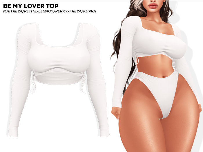 ROULY :: Be My Lover Top - White