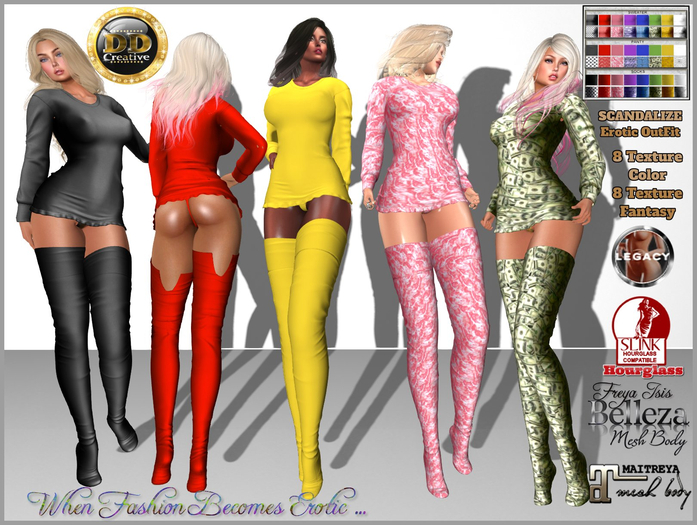 ☾ⅅⅅ☽ ◉ SCANDALIZE EROTIC OUTFIT ◉