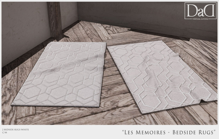 Les Memoires - Cozy Bedside Rugs 