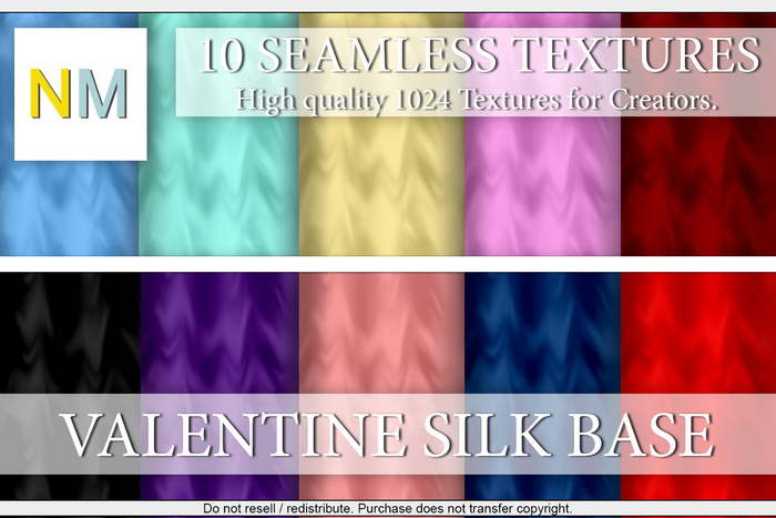 Valentine Silk Base Essentials Kit 10 Seamless Textures NM