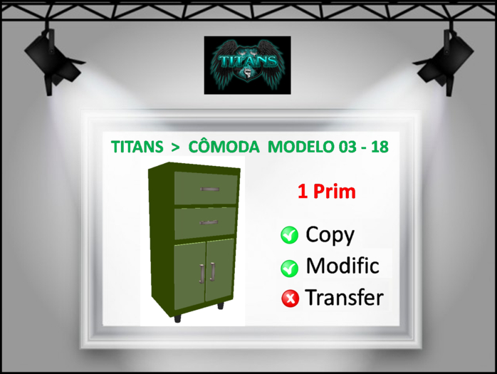 TITANS  >  COMODA MODELO 03 - 18