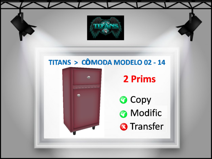 TITANS  >  COMODA MODELO 02 - 14