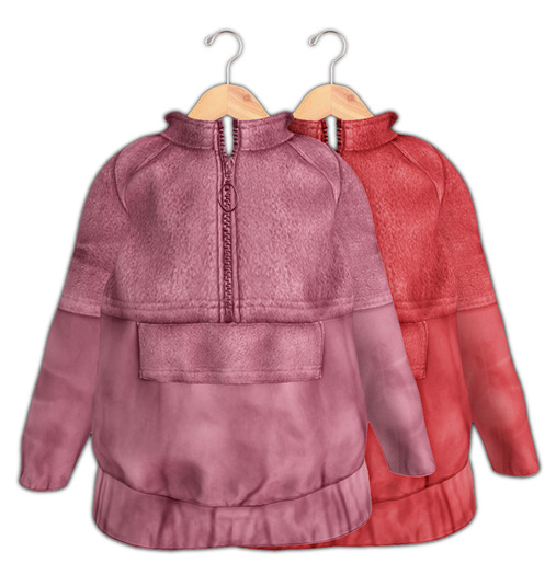 {Little Miss} Fleece Jacket / Youth / Rust Red