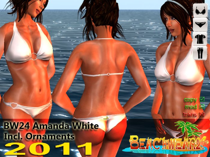 BW24 Amanda White Bikini 2011