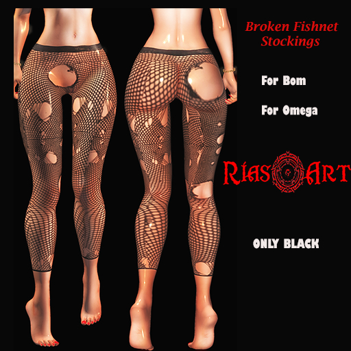 [RiasArt]- Broken Fishnet Stockings-BOM/OMEGA
