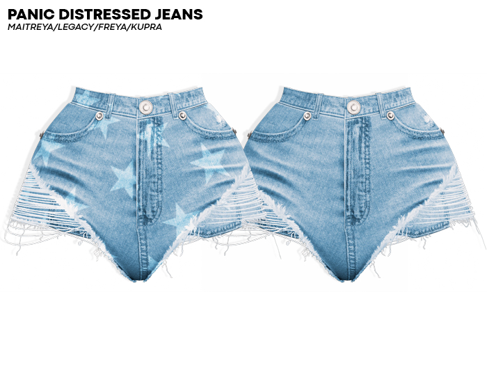 ROULY :: Panic Distressed Jeans - Pleasure Jean