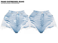 ROULY :: Panic Distressed Jeans - Manhattan