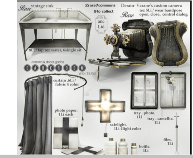 {anc}: darkroom / Derain- Varane's custom camera RARE