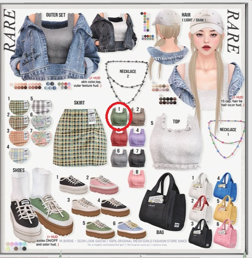 `M.BIRDIE / MeiMei look. TOP Maitreya1
