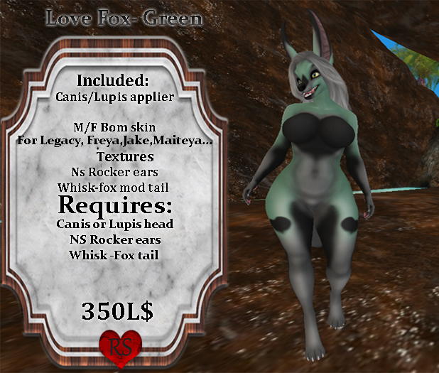 <RS>Love Fox green