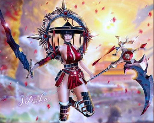 LUAS SETSUKA FULL SET RED +RARE (8 Pcs) MAITREYA/LARA