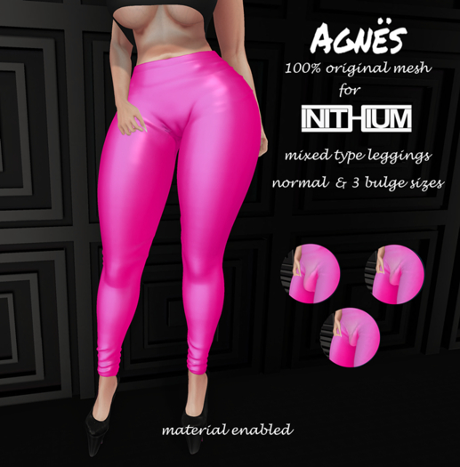 <Agnes> -Mixed/Tipe Kupra Leggings GUMGUM