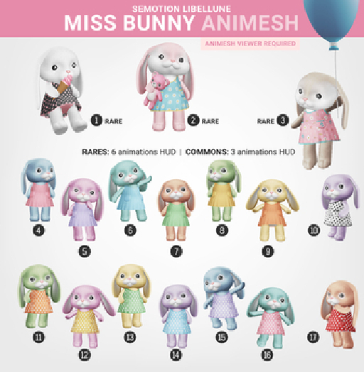 SEmotion Libellune Miss Bunny Animesh #4